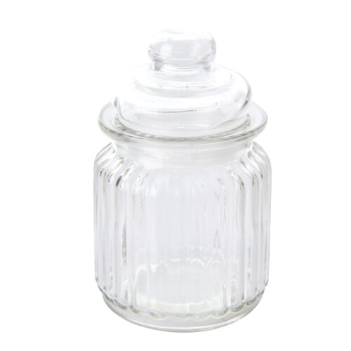 Recipiente de vidro para cereais com tampa, 1,5L