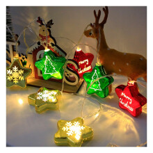 Santa Head Rope Lights Christmas LED Waterproof Connectable