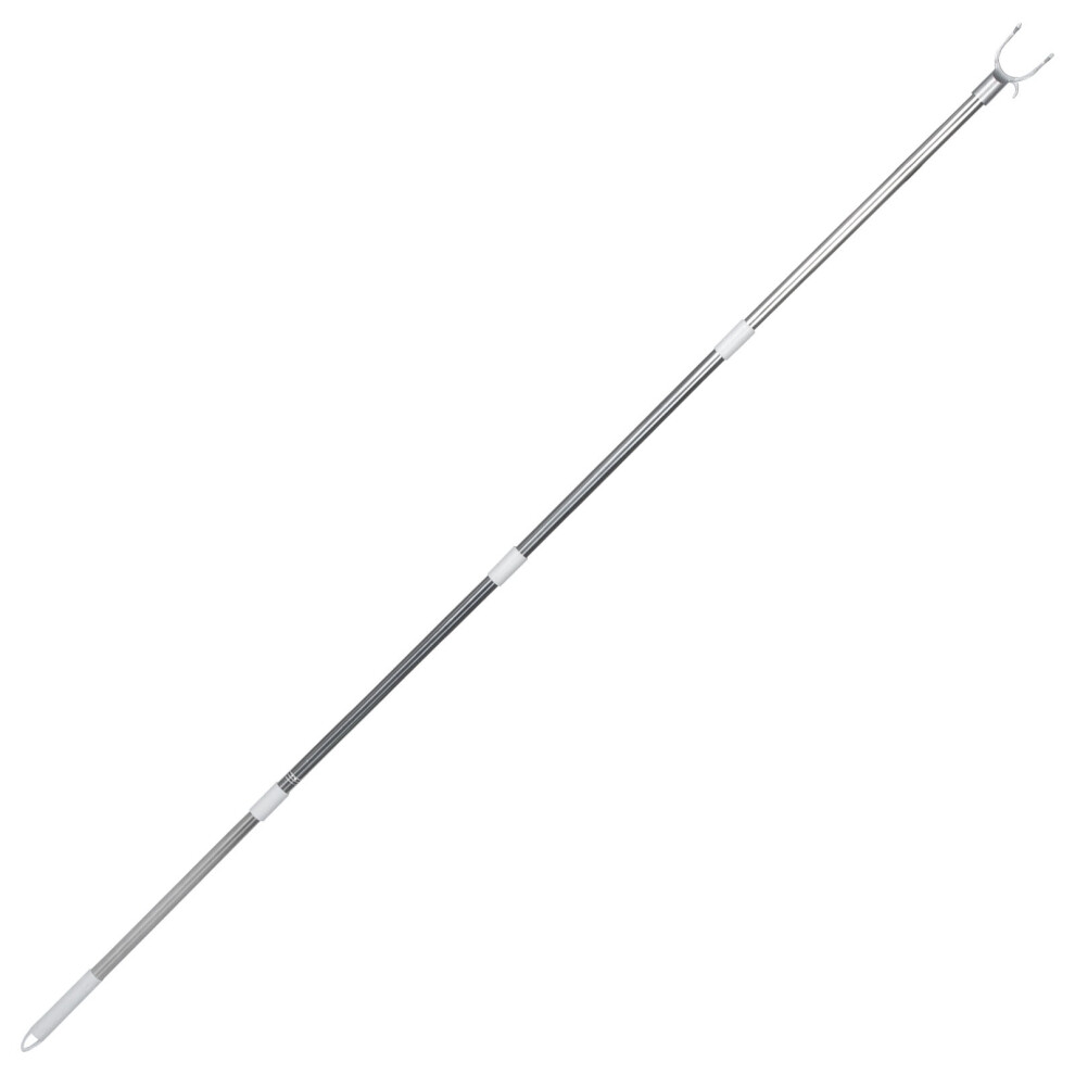 Bathroom Clothes Hanger Fork Hook Telescoping Pole 9178400412080