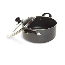 Better Chef aluminum Dutch oven 8 quart gray