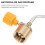 Gas Torch Lighter Adjustable Flame Portable 2pcs 5