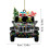 Adornos navideños acrílicos del Grinch con forma de coche, 2D, planos 3