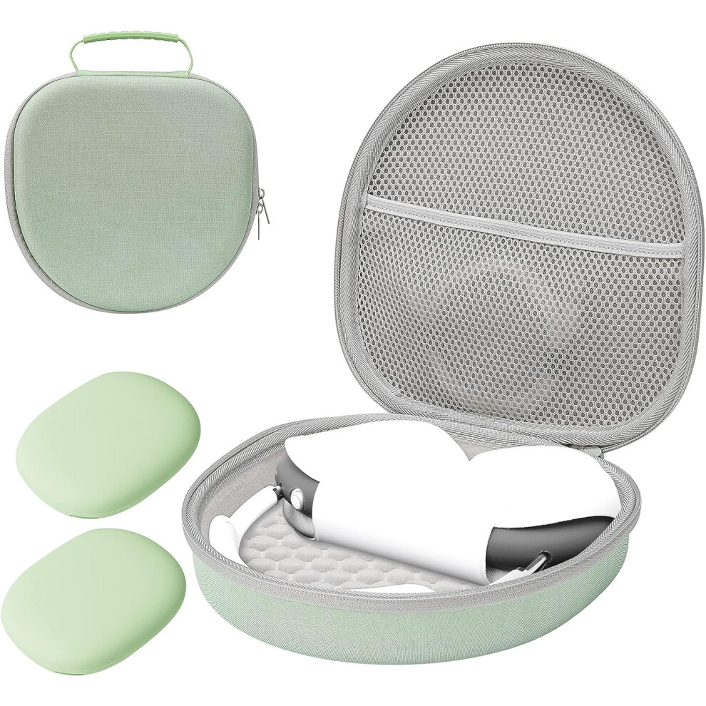 Hard Case For Airpods Max With Silicone Earpad Cover And 9336866973167