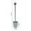 Ensemble de brosse de toilette en silicone avec support mural et couvercle 3