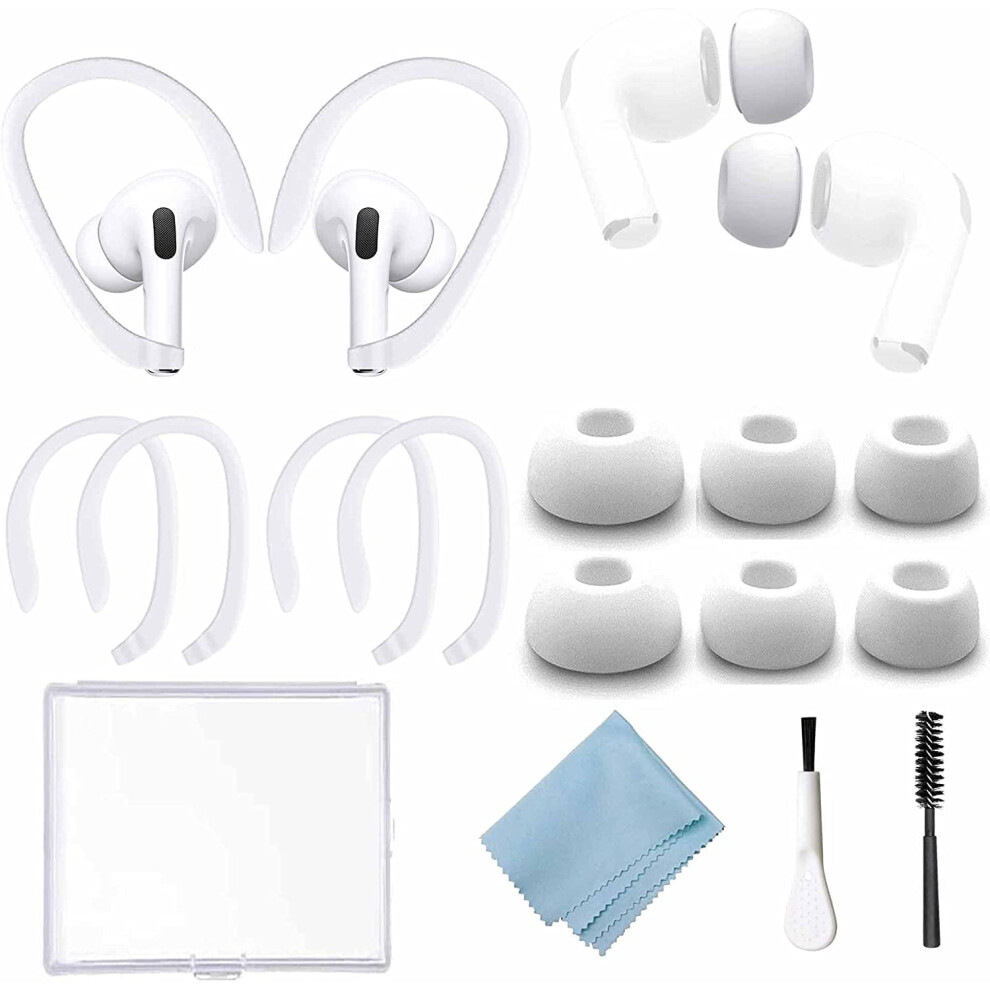 Airpods Pro Replacement Ear Tips With Ear Hooks 3 Pairs 9336866982343
