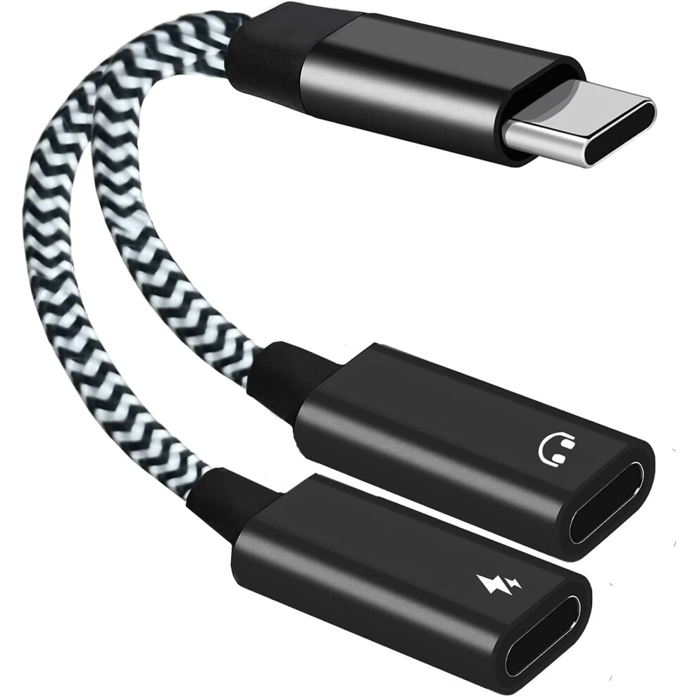 Usb-C To Dual Usb-C Audio And Charging Splitter 9336866983265