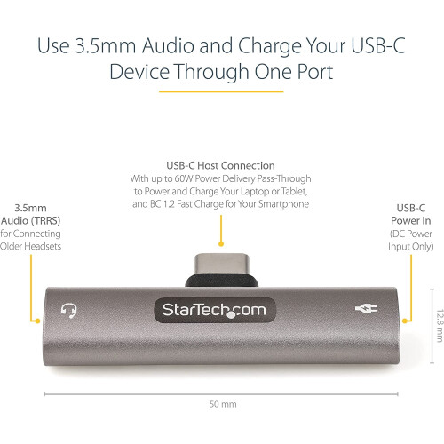 Προσαρμογέας ήχου και φόρτισης USB C - Προσαρμογέας ήχου USB-C με ακουστικά/ υποδοχή 1
