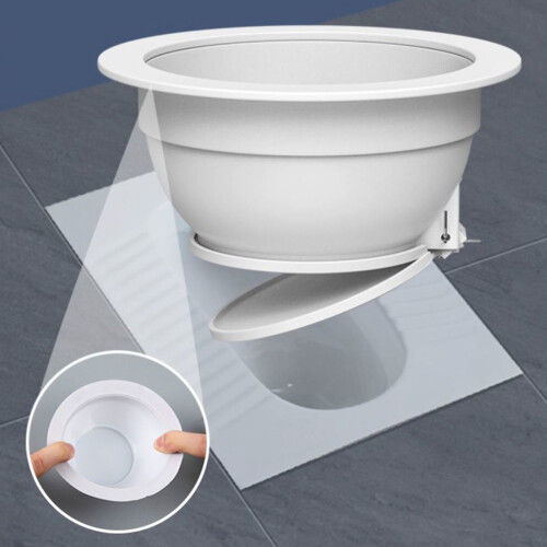 Squatting Pan Cover Moisture-Proof Automatic Closure 1