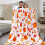 Fall Throw Blanket Autumn Plush Pumpkin Orange Leaf Design 4