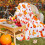 Fall Throw Blanket Autumn Plush Pumpkin Orange Leaf Design 8