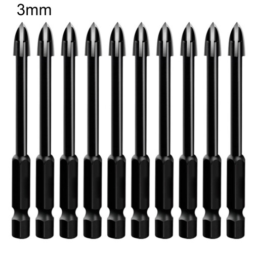 Triangle Drill Bit Universal Cross-Angle Anti-Rust Tip 10 1