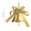 Plastic gold bell pendant Christmas decoration 3