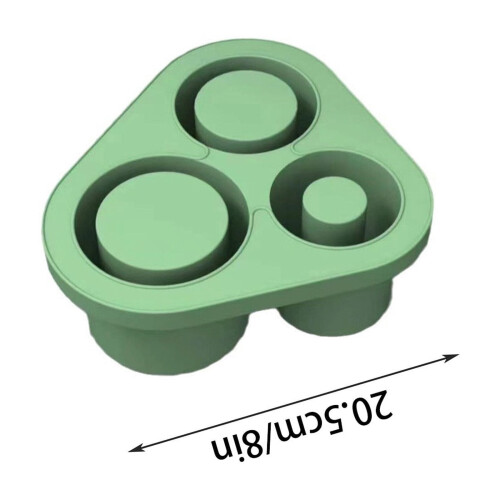 Silicone Coffee Ice Tray Cylindrical with Lid 2