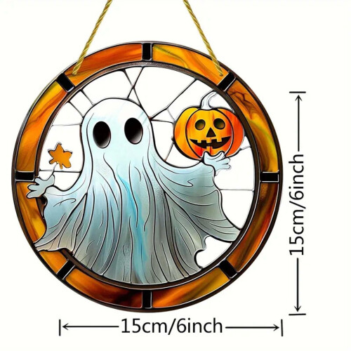 Halloween Acrylic Welcome Sign Front Door Decor 1pc 1