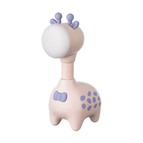 Veilleuse girafe de dessin animé, lampe LED rechargeable USB 1