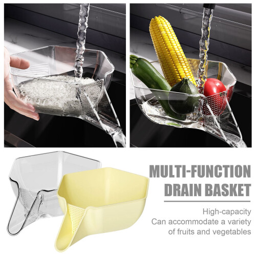 HKUKY multifunctional kitchen basket with nozzle colander 2