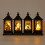 Halloween snow globe lantern with light and music, pumpkin 6