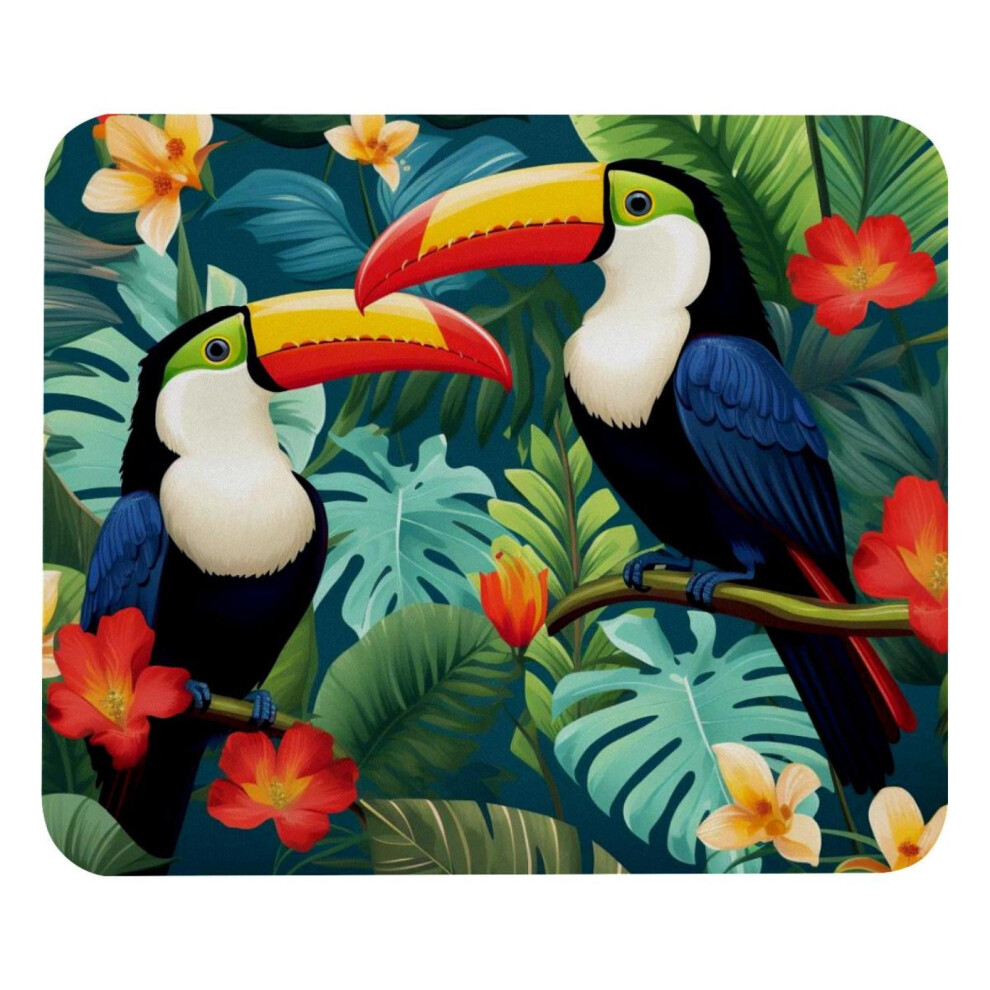 Leaf Mousepad Non-Slip Cloth Desk Mat 1Pc Green 917087758376