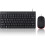Periduo-212 Wired Mini Keyboard and Mouse Set USB Black US 1