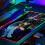 RGB Zoro Mousepad, εκτεταμένο μεγάλο Anime LED Mousepad για το γραφείο στο σπίτι, φωτιζόμενο 3