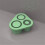 Silicone Coffee Ice Tray Cylindrical with Lid 6