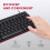 Periduo-212 Wired Mini Keyboard and Mouse Set USB Black US 5