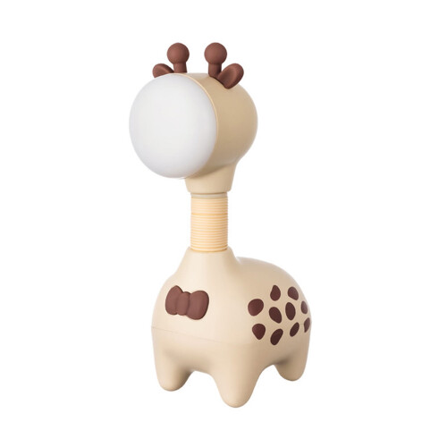 Veilleuse girafe de dessin animé, lampe LED rechargeable USB 1