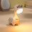 Veilleuse girafe de dessin animé, lampe LED rechargeable USB 6