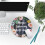 Mouse Pad Funny Wording Lycra Top 1 Pack 5