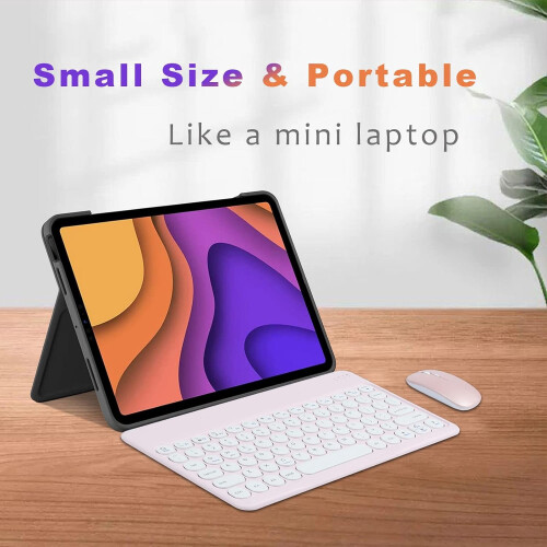 Bluetooth wireless keyboard and mouse combo rechargeable 2