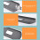 Silicone Toilet Tray Storage Holder 1 Piece 8