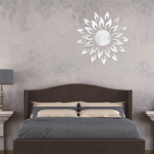 Sun Mirror Wall Sticker Acrylic Living Room Bedroom Decor