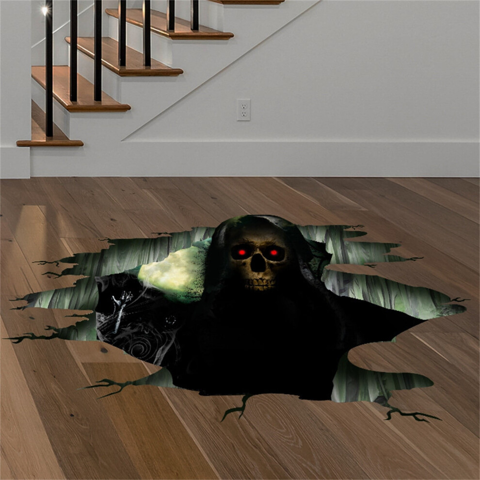 Hkuky 3D Halloween Wall Decals Ghost Stickers 1 Set 917087749862