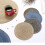 Runde Platzsets, beige, gewebt, hitzebeständig, rutschfest 4
