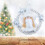 Guirlanda de Natal de vime com anjo branco (1 peça) 6