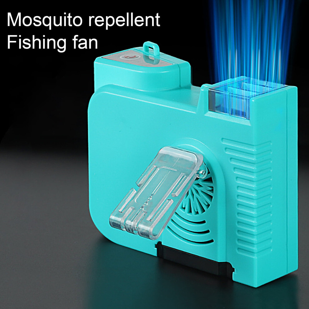 Hesroicy Fishing Fan Usb Rechargeable 3-Speed Waist Belt 917087752428