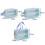 Cosmetic Bag Transparent PVC Korean Style 1 Pack 6