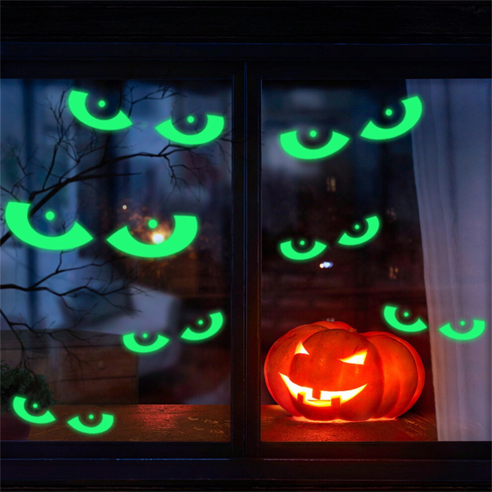 Halloween Night Light Stickers Horror Eyes Fluorescent 12 917087755344