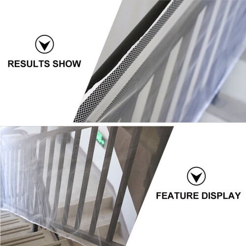 Safety Net Railing for Stairs and Doors 3 Pieces 2