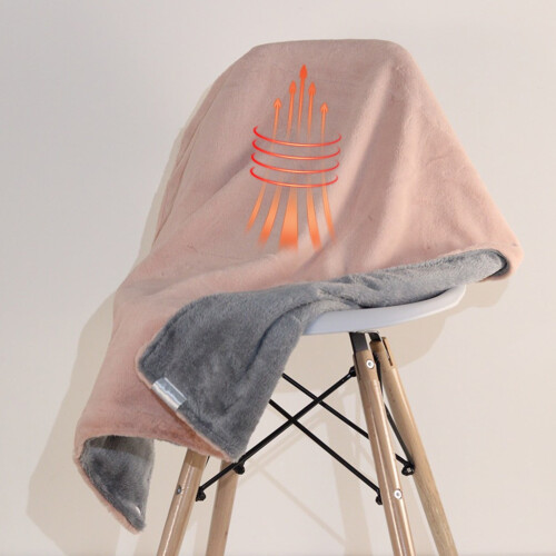 Electric Heated Blanket Throw Soft Fleece USB Powered 1