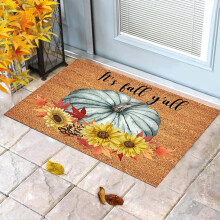 Giyblacko Thanksgiving door mat farmhouse style non-slip