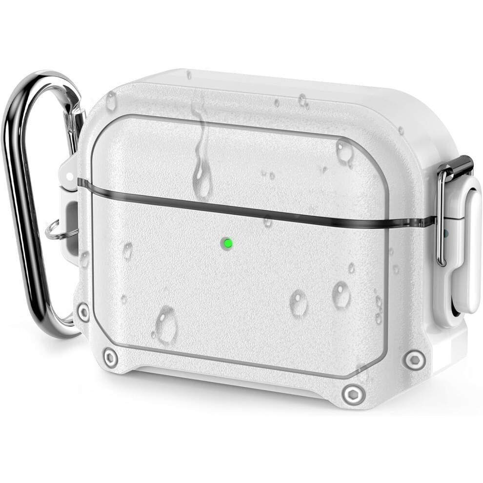 Waterproof Airpods Pro Case With Lock And Carabiner 9336866972313
