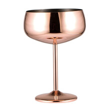 Verre à vin Hariumiu à large ouverture en acier inoxydable, prise en main confortable et conception résistante à la déformation, coupe à