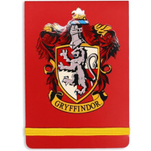 Harry Potter notesbog foret med viskelæder Gryffindor-våbenskjold