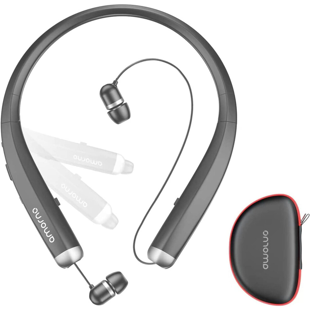Amorno Bluetooth Headphones Foldable Neckband With 9336866995282