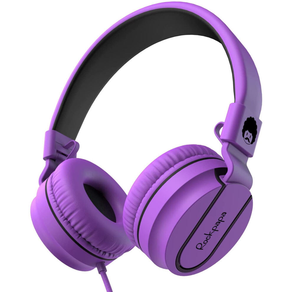 Kids Foldable On-Ear Headphones Lightweight Wired 3.5Mm 9336866998146