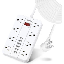 Extension Cord Power Strip with Surge Protection 15 Ft 8