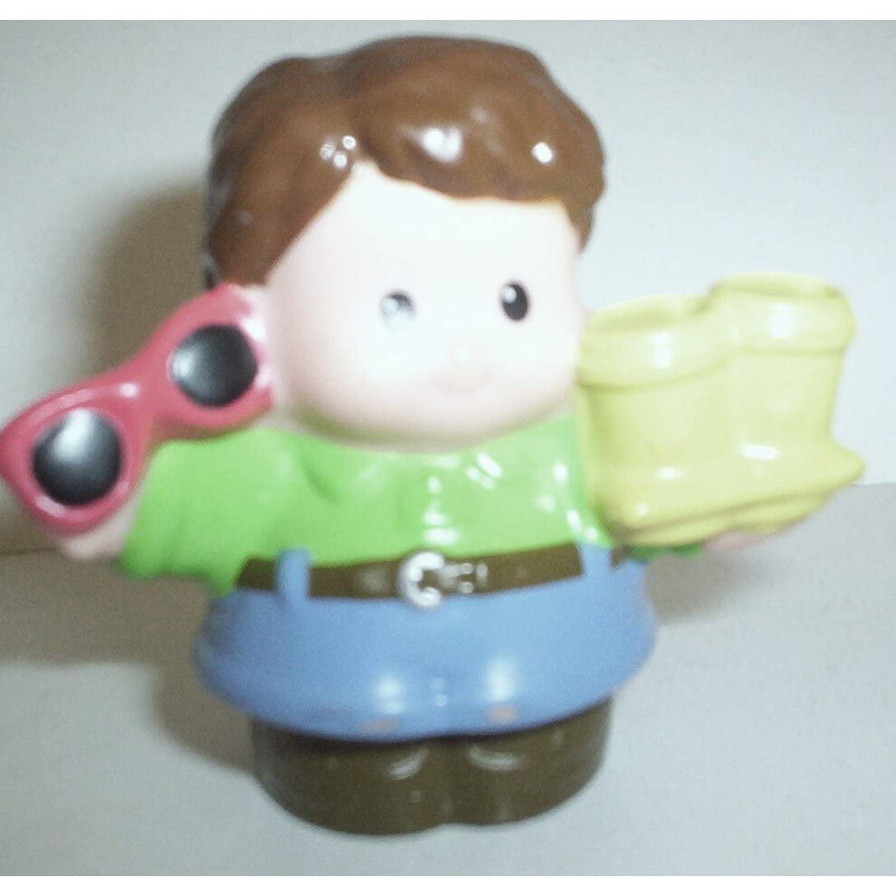 Fisher-Price Little People Boy Figure With 3D Glasses Red 9336866998726
