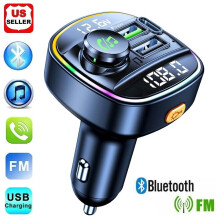 Car Bluetooth FM Transmitter with MP3 and 3-Port Charger