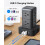 Power Strip Tower Surge Protector 15 FT 8 AC 4 USB 4